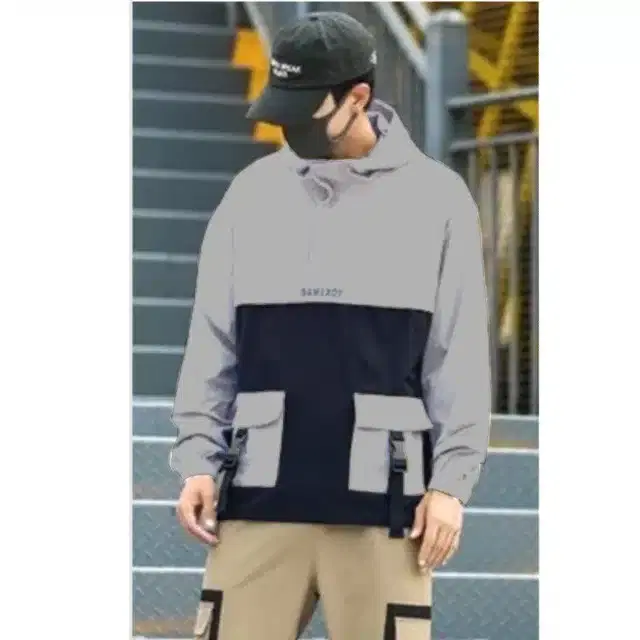 Jacket for Men (Grey, L)