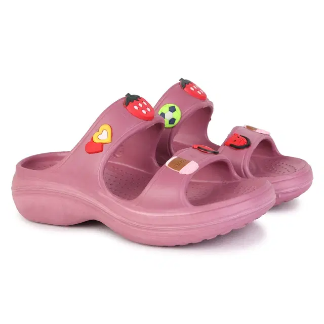 Sliders for Women (Pink, 5)