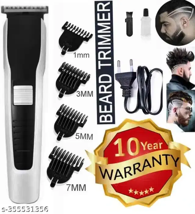 Rechargeable Trimmer for Men, Black