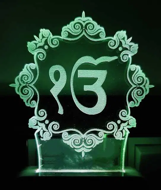 Plastic 7 Color Changing 3D Led Night Lamp For Living Room, Ms-044