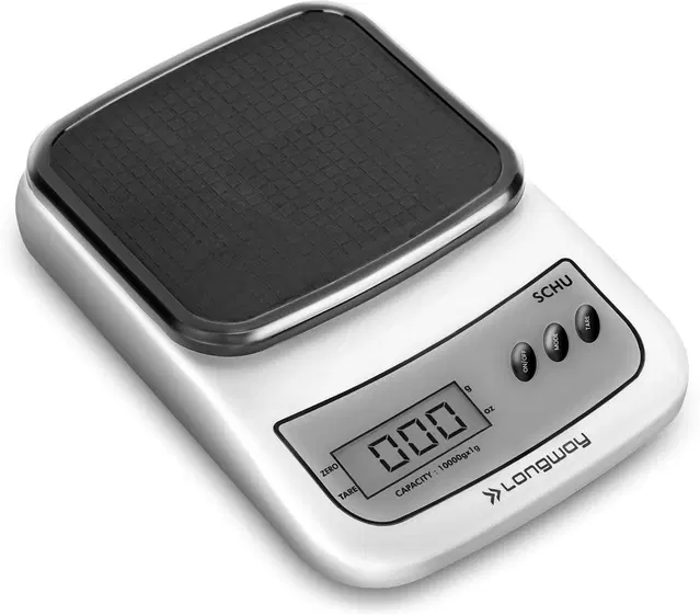 Longway ABS Plastic Kitchen Weighing Machine, 10 kg, Grey