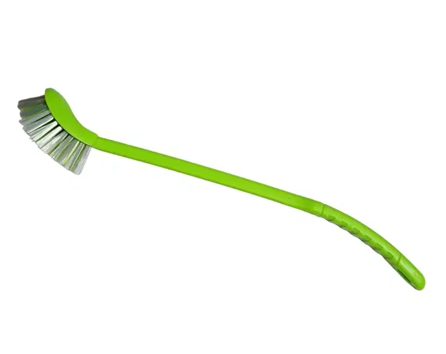 Plastic Heavy Duty Toilet Brush, Green