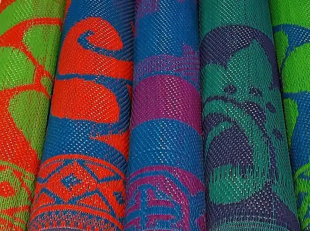 Plastic Floor Mat, Assorted, 4x6 feet