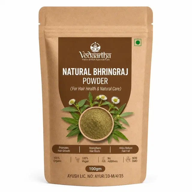 Vedaartha Natural Bhringraj Powder, 100 g