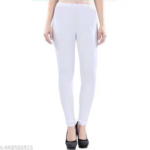 Cotton Lycra Solid Legging for Women & Girls