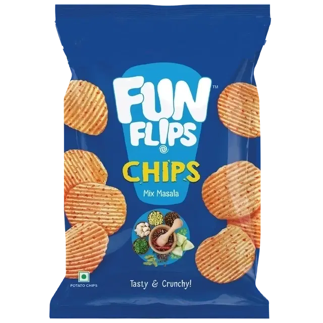 Fun Flips Mix Masala Potato Chips 41 g