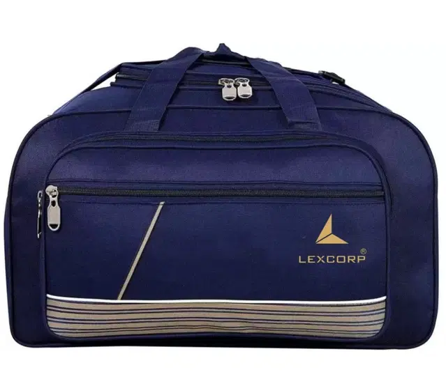 Polyester Duffel Bag, Navy Blue