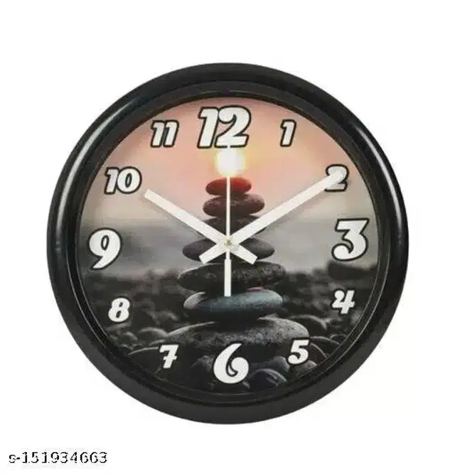 Designer Analog Wall Clock, Multicolor