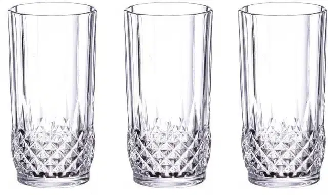 Liquor cum Cocktail Glasses, Transparent, 200 ml, Pack of 3