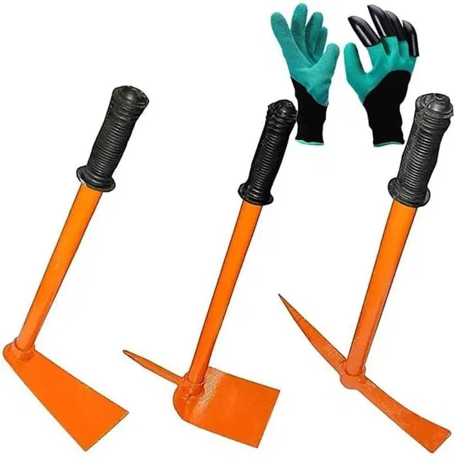 Gardening Tools Set, Orange::Blue, Set of 4