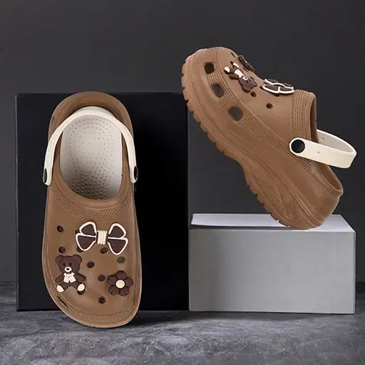 Clogs for Women, Brown (6)