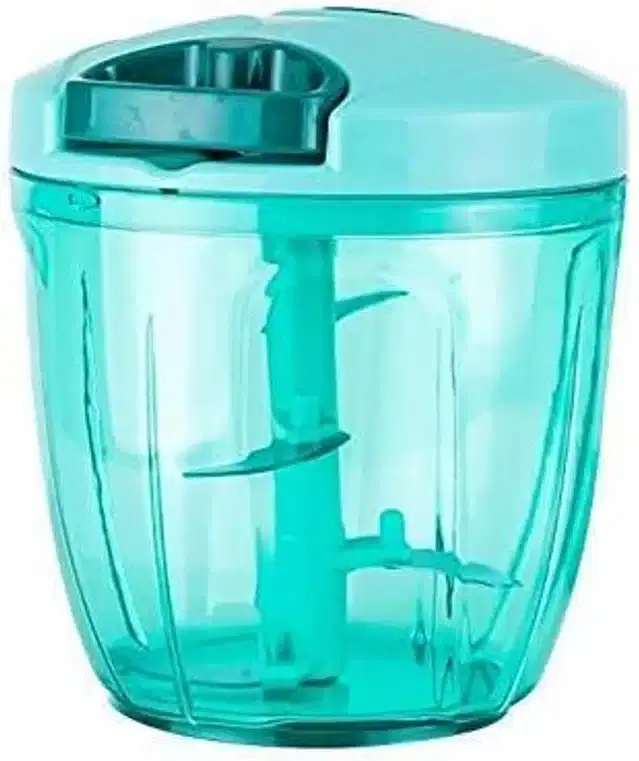 Plastic Vegetable Chopper, Blue