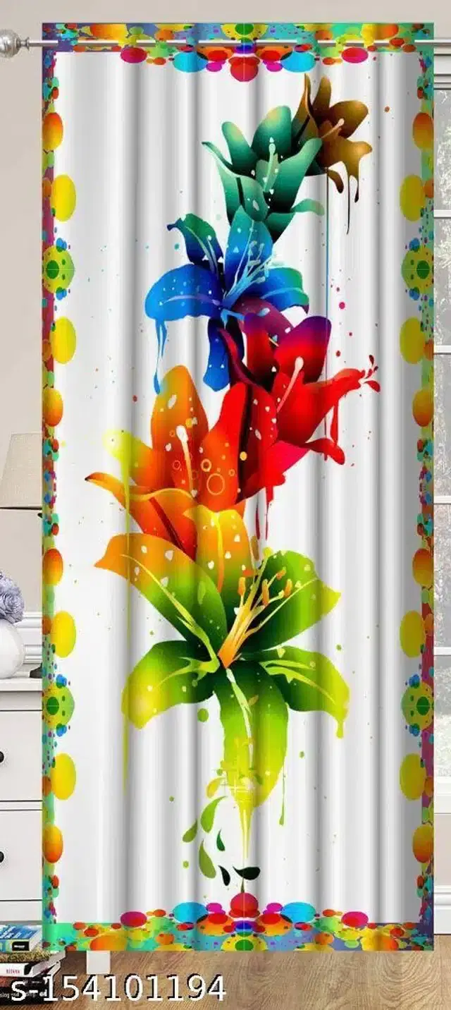 Curtains for Door, Multicolor, 5 Feet