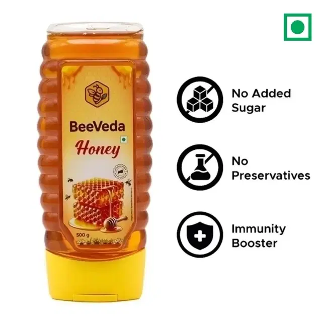 BeeVeda Honey Squeezy 500g