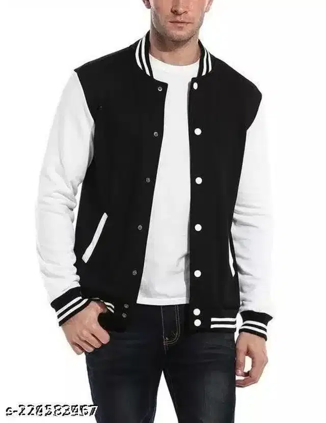 Full Sleeves Jacket for Men (Black, S)