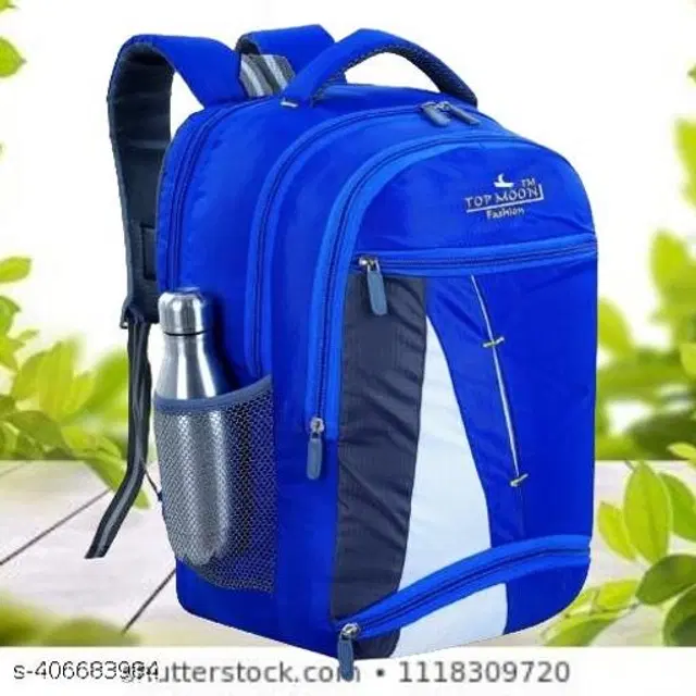 Polyester Backpack for Kids, Royal Blue, 35 L