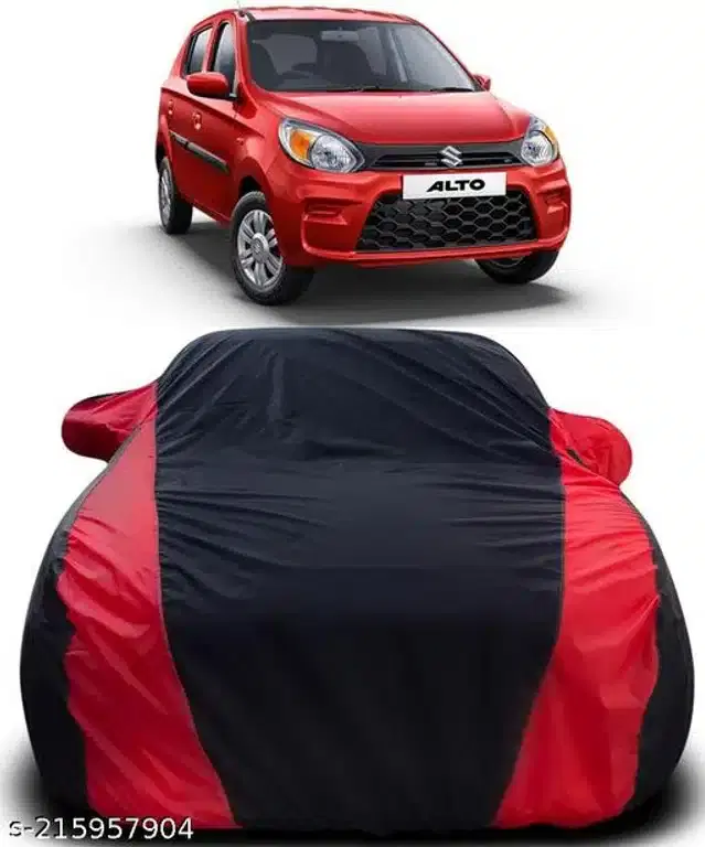 Taffeta Waterproof Car Cover for Maruti Suzuki Alto 800, Multicolor