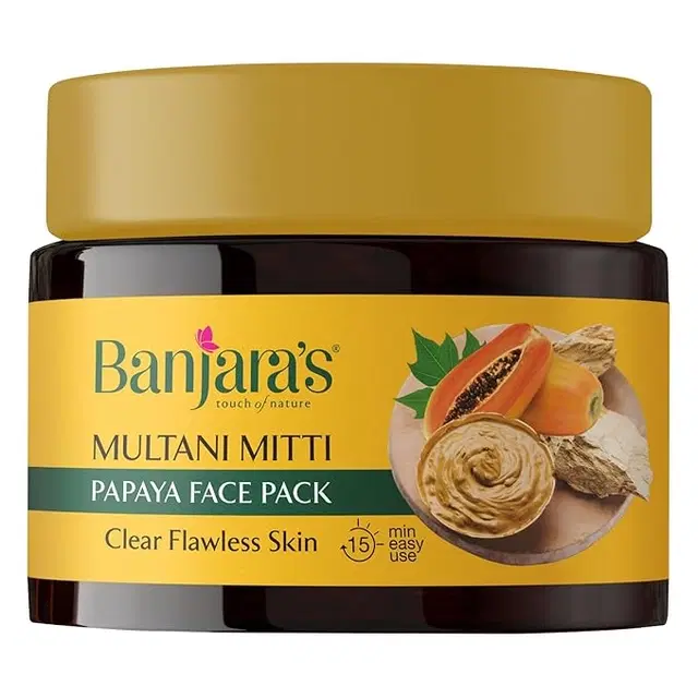 Banjara's Multani Mitti Papaya Face Pack 100 g