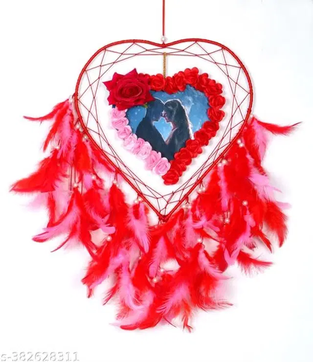 Feather Wall Hanging Dream Catcher, Multicolor