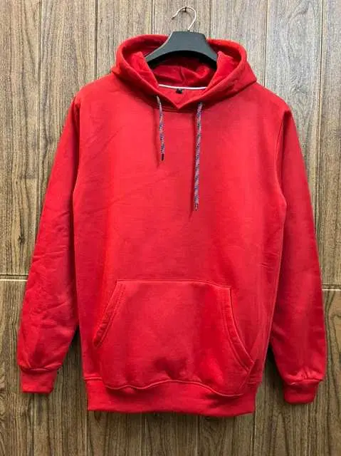 Soft Unisex Hoodies (Red, M) (PS-10)