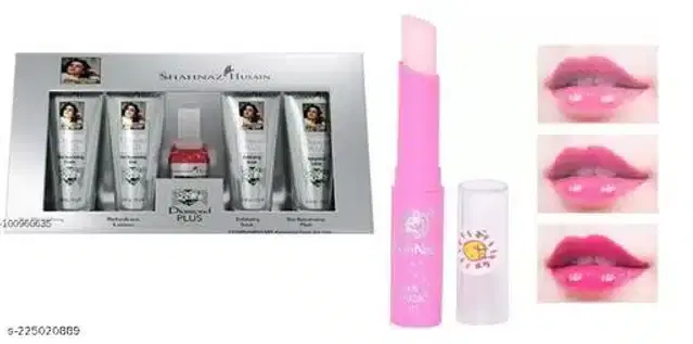 Shahnaz Husain Diamond Facial Kit with Lip Balm, Set of 2