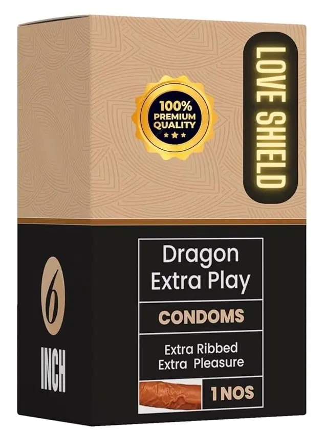 Silicone Washable Reusable Condom for Men, Beige