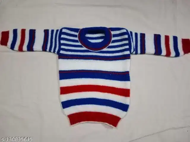 Woolen Sweater for Kids (Multicolor, 9-12 Months)