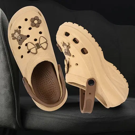 Clogs for Women, Beige (5)