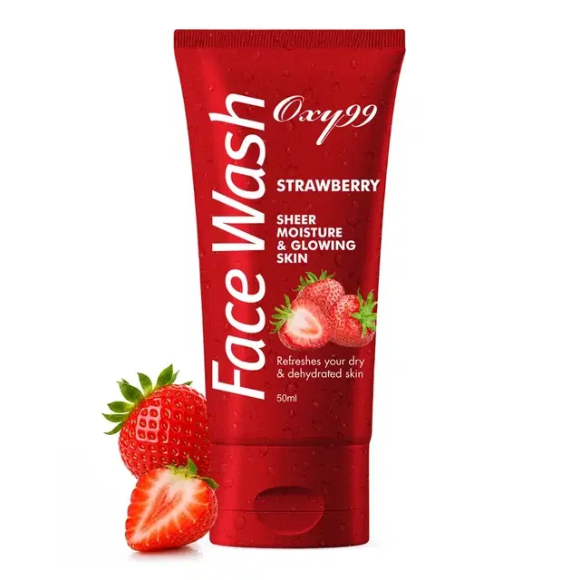 Oxy99 Strawberry Face Wash For Men & Women 50 ml