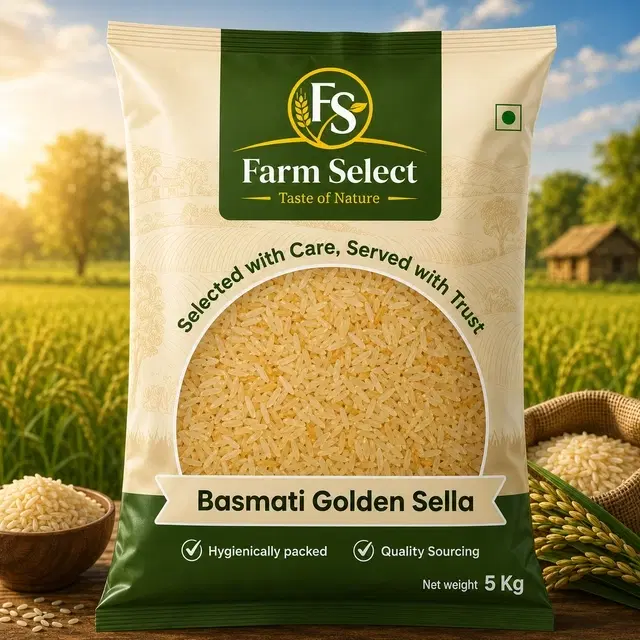 Farm Select Basmati Golden Sella 1 Kg. 5.5mm