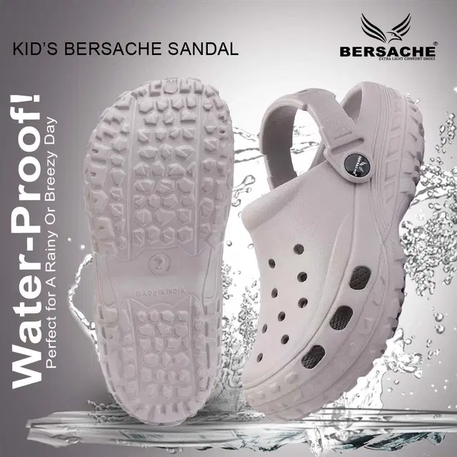 Clogs For Kids, Grey (5C)