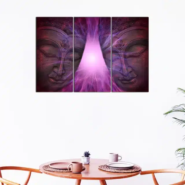 Wooden Wall Paintings, Set of 1, Multicolor, 24x16 Inches