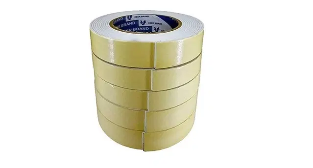 Double Sided Self Adhesive Acrylic Foam Mounting Tape, 10 mm, Pack of 12