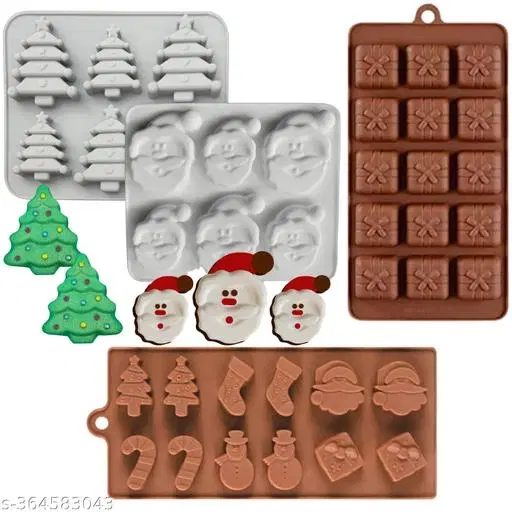 Silicone Baking MoaldS,  (Multicolor)