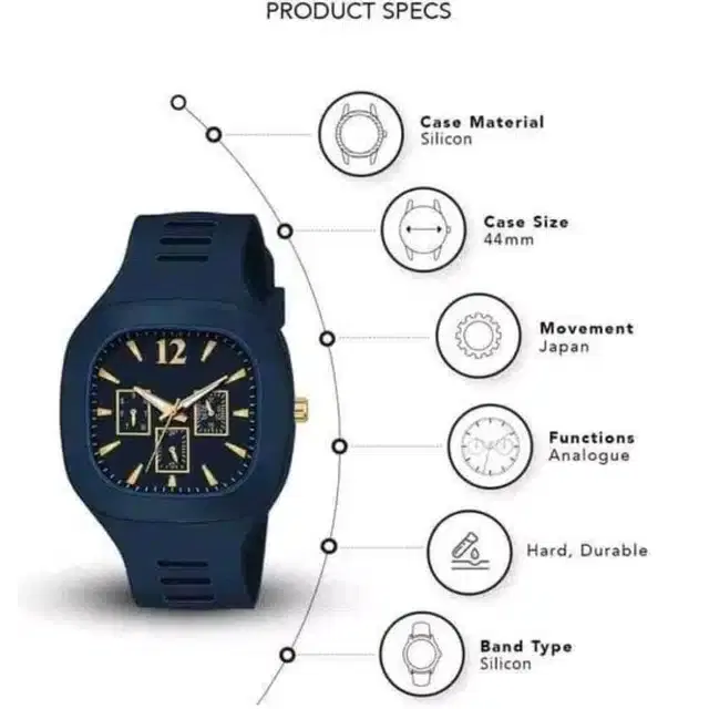 Analog Watch for Men (Blue)