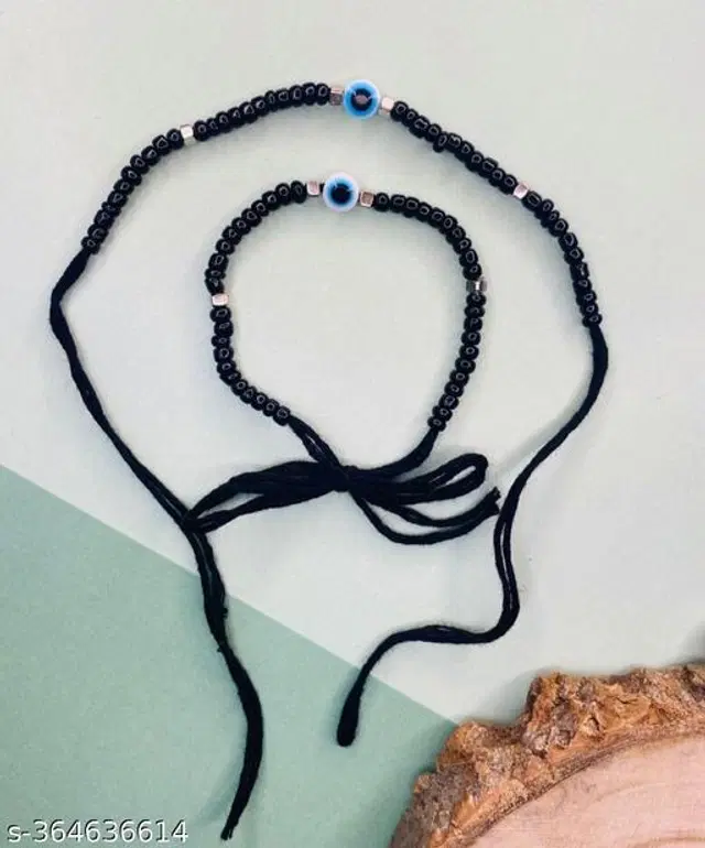 Alloy Anklets for Women, Pack of 2 (Multicolor)