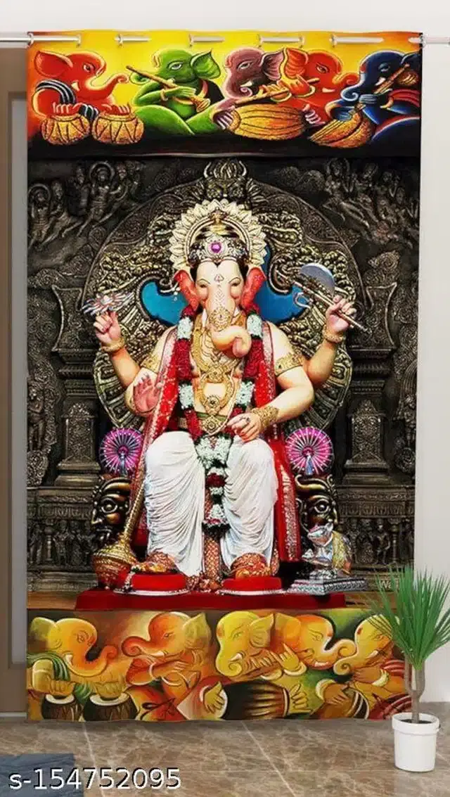 Curtains for Door, Multicolor, 5 Feet