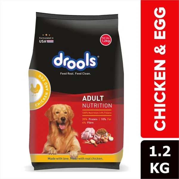 Drools Chicken and Egg Adult Dog Food, 1.2 kg