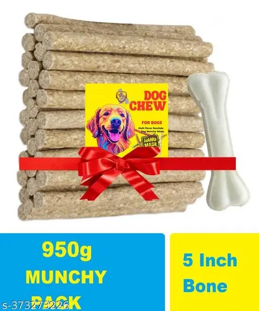 Dog Munchy Sticks in Natural Flavor with Bone ,950gm, (Pack Of 1)