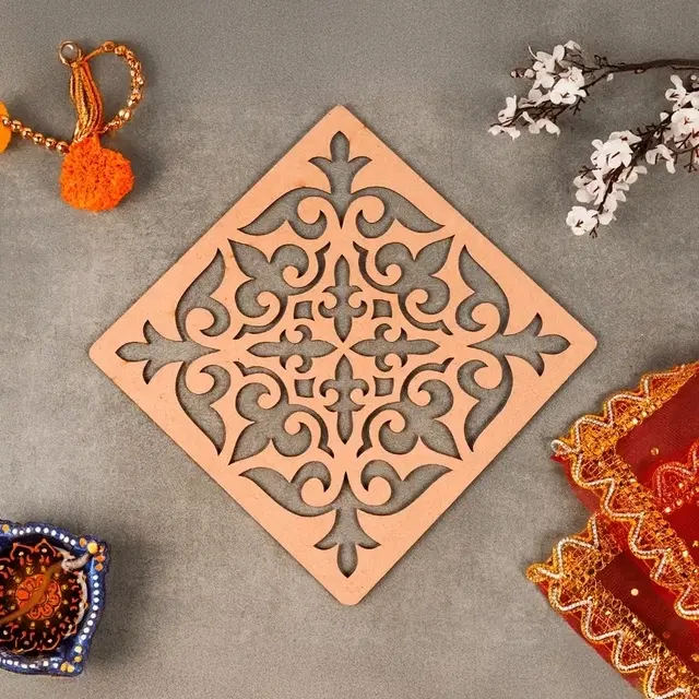 Diacraft Designer Rangoli Stencil 8x8 Inch