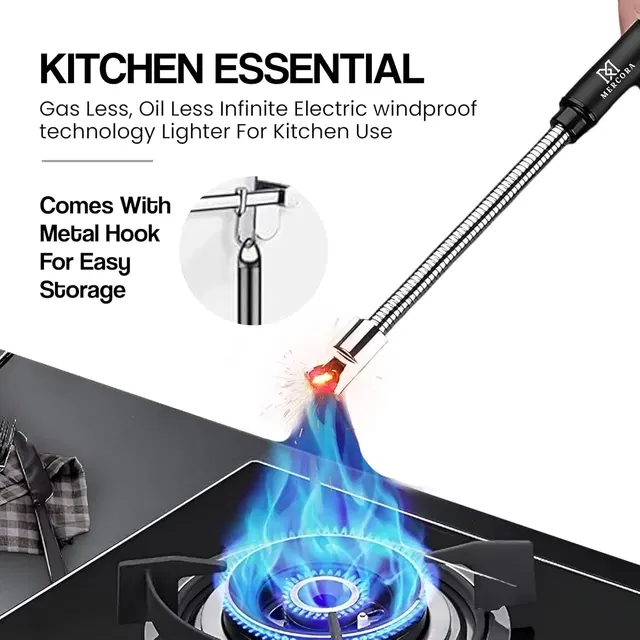 Type-C Rechargeable Electric Lighters for Kitchen,Multicolour