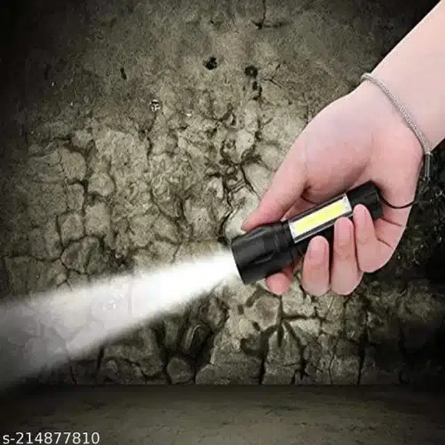 Rechargeable LED Emergency Torch Light, White