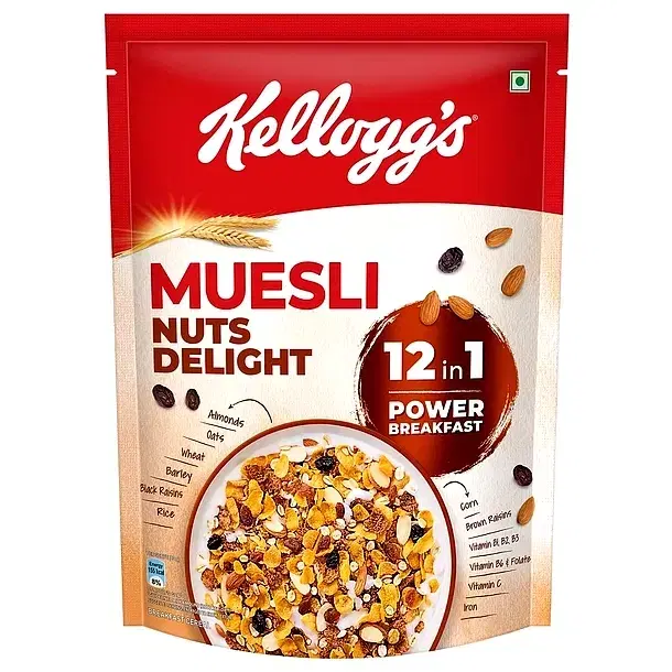 Kellogg'S Nut Delight Muesli 500 g (Pouch)