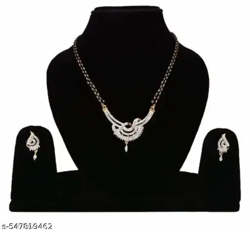 Gold Single Strand Mangalsutra for Women (Free Size)