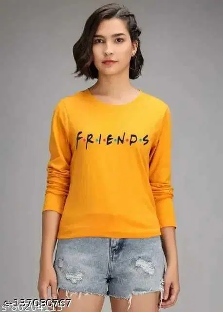 Women's Full Sleeves Sweatshirt (Yellow, S) (PC-85)