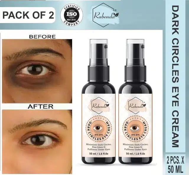 Rabenda Dark Circles Eye Cream, 50 ml, Pack of 2, K-02