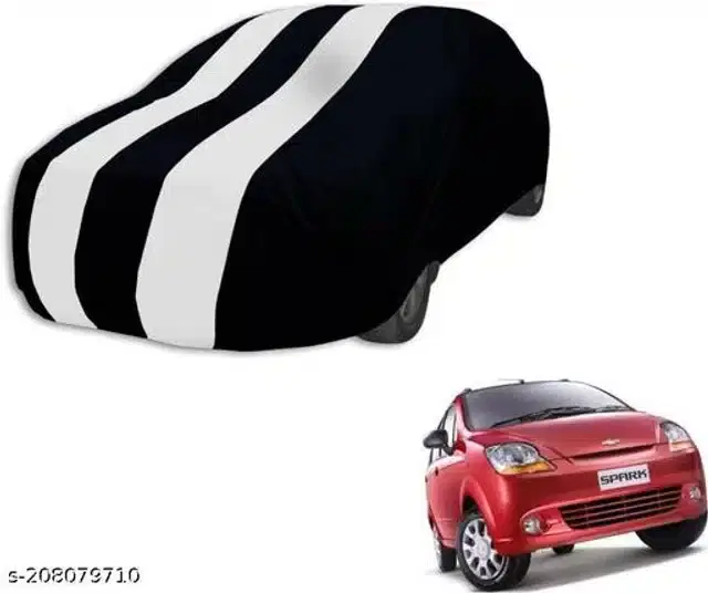 Taffeta Waterproof Car Cover for Chevrolet Spark, Multicolor