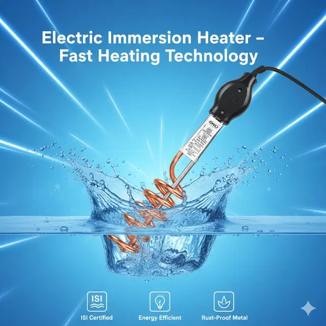 Copper Immersion Rod ,Multicolour, 1500 Watts