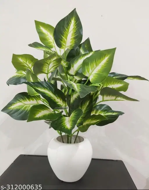 Plastic Artificial Flower With Pot,Multicolour