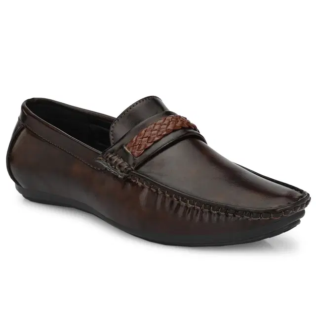 Loafers for Men (Brown, 6)
